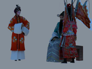 &oacute;pera de pek&iacute;n Modelo 3D