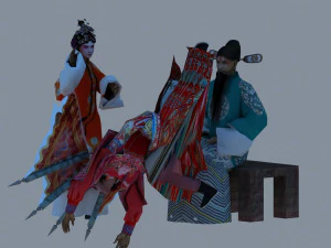 peking opera 3D Model