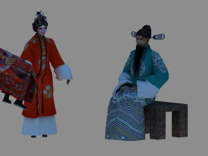 peking opera 3D Model