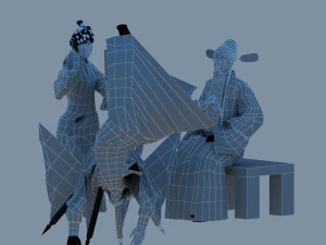 peking opera 3D Model