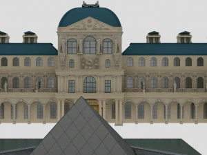 프랑스 루브르 3D 모델