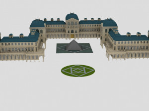 french louvre Modelo 3D