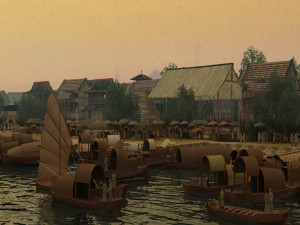 ancient sailboat 3Dモデル
