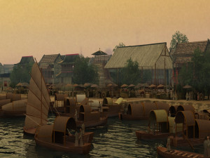 ancient sailboat 3Dモデル