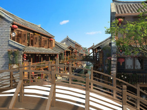 ancient architecture 3Dモデル