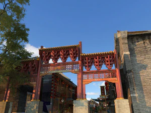 प्राचीन वास्तुकला 3D मॉडल