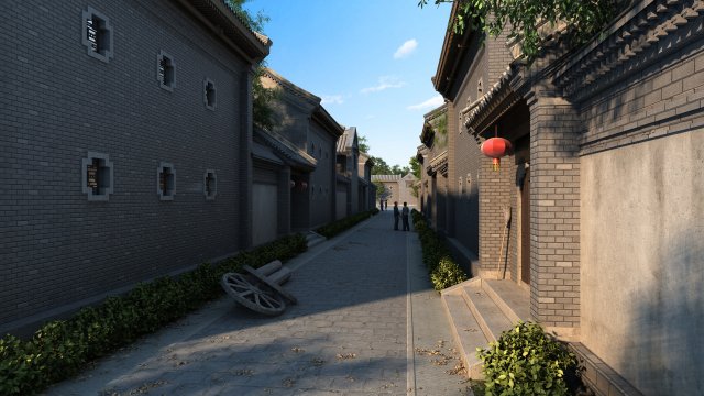 alley 3D मॉडल .c4d .max .obj .3ds .fbx .stl .blend