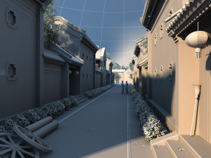 alley 3D मॉडल