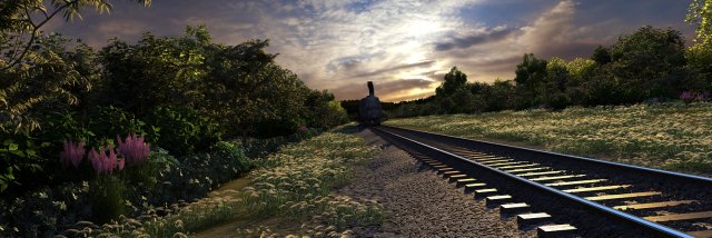 train 3Dモデル .c4d .max .obj .3ds .fbx .stl .blend 