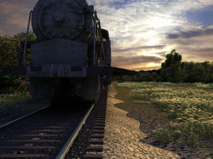 train 3Dモデル