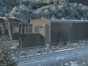 train Modèle 3D