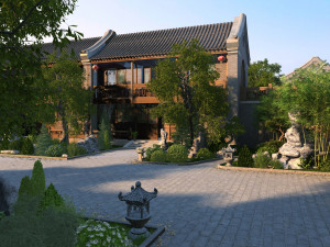courtyard 3Dモデル