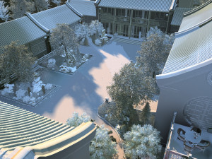 courtyard 3Dモデル