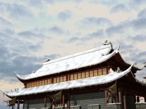 starożytne bramy Model 3D