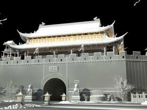 ancient gates 3D 모델