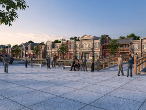 commercial street 3D Model