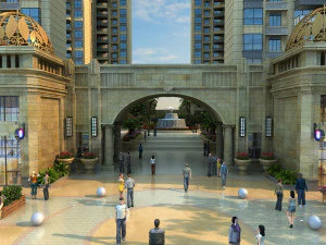 b&acirc;timent de la ville Modèle 3D