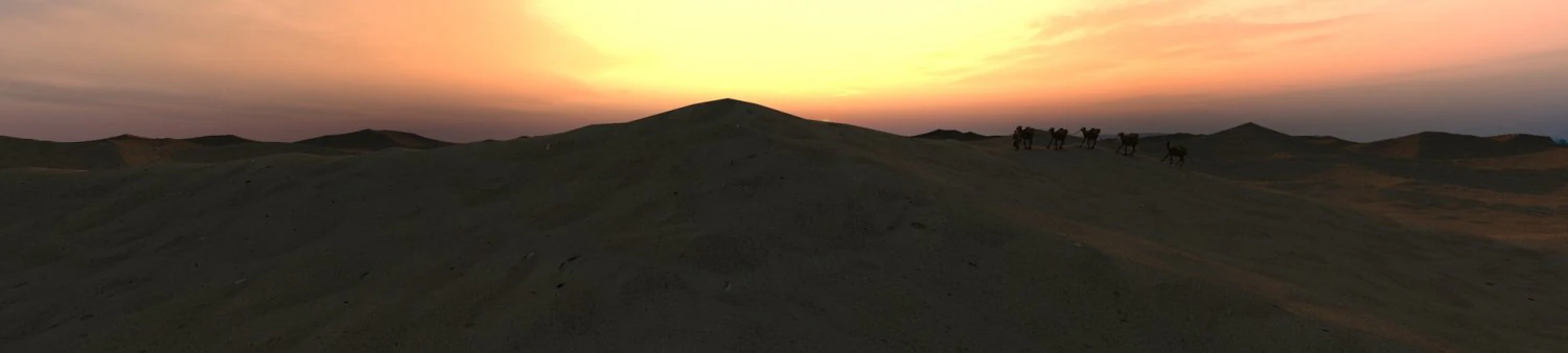 desert camel team 3D Model .c4d .max .obj .3ds .fbx .stl .blend