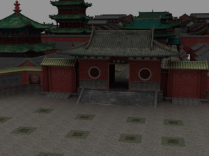 shaolin temple 3D Model