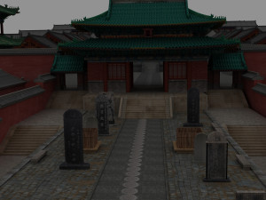 shaolin temple 3D Model