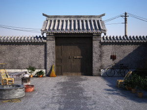 courtyard 3D Model