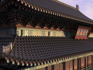 xian drum tower 3D Model