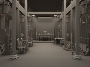 ancient county government 3D Model