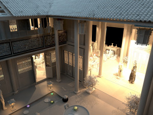 courtyard 3D मॉडल