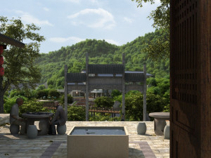ancient architecture 3Dモデル