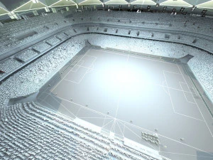 football field 3D Model