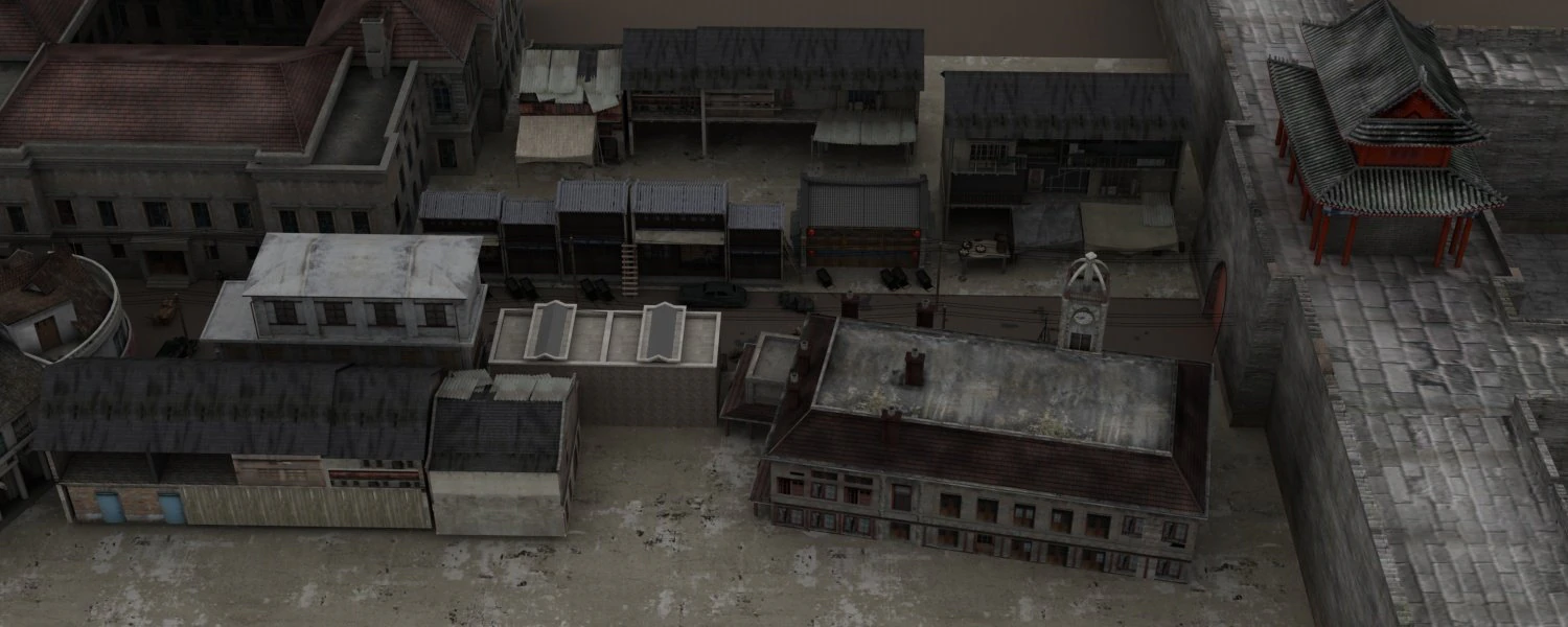 old building 3D Model .c4d .max .obj .3ds .fbx .stl .blend 