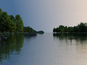 lake view 3D Model