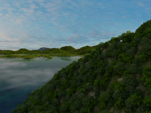 озеро Юе 3D Модель