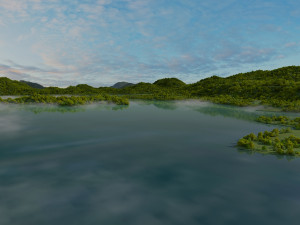 yue lake 3D-Modell