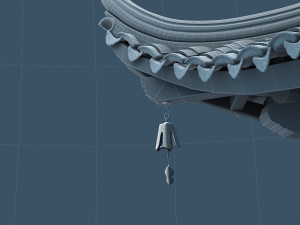 wind chimes 3D मॉडल