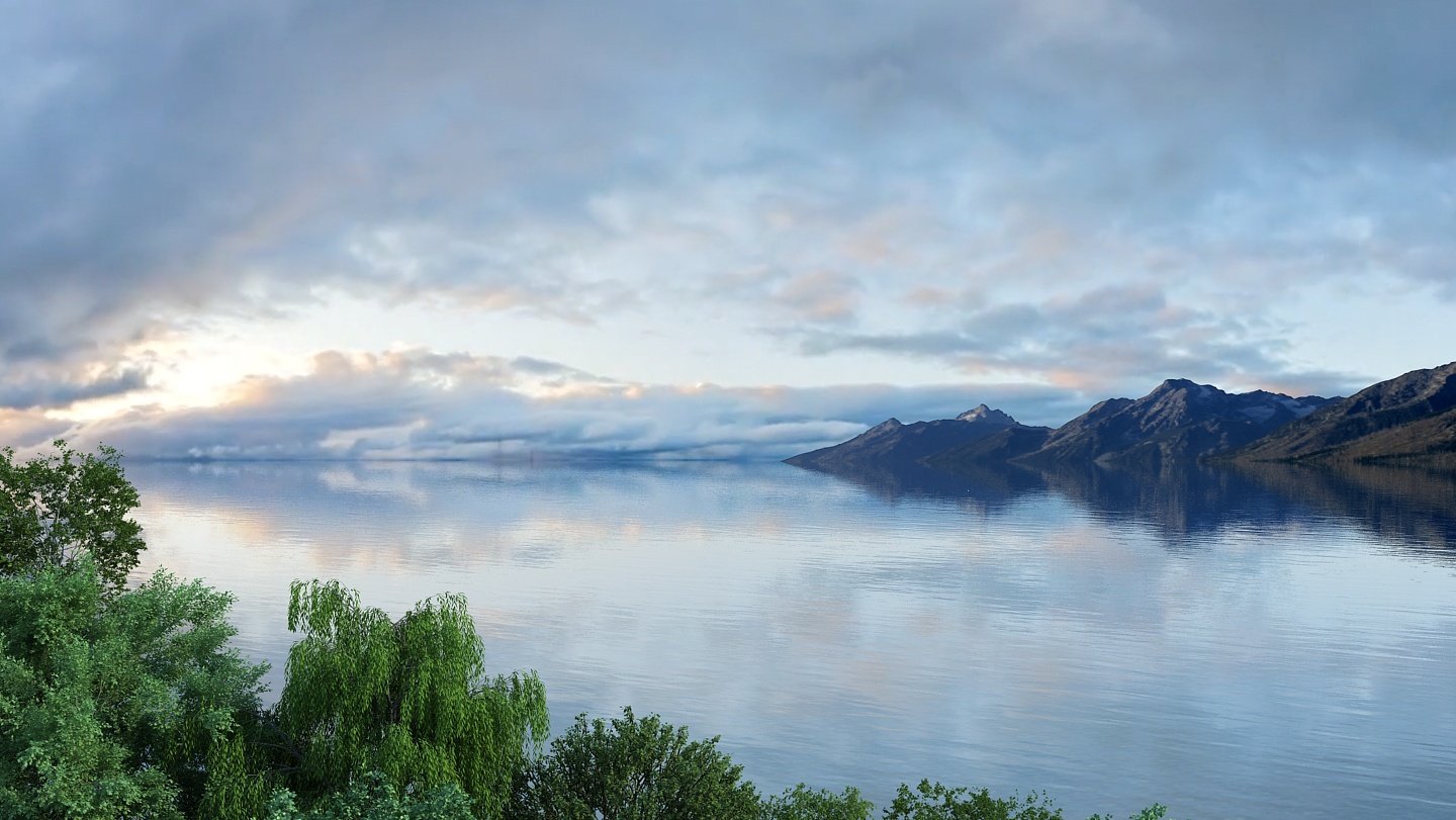 3d nature. Пейзажи природы. Науэль уапи аргентина. 1280х1024. Морейн летом.