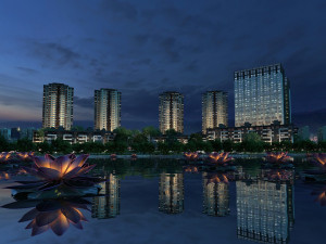 lake view 3D Model