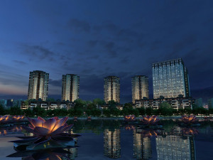 lake view 3D Model