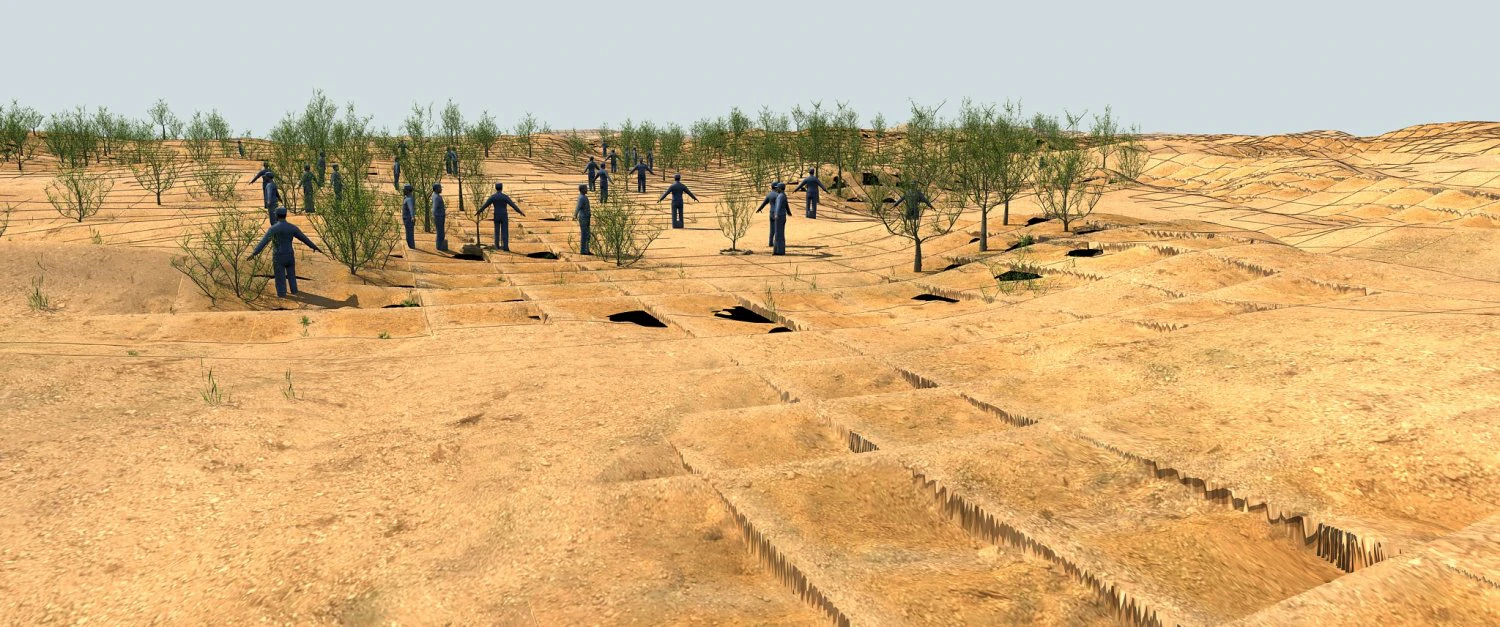 planting trees 3D Model .c4d .max .obj .3ds .fbx .stl .blend 