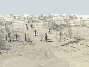 planting trees 3D Model