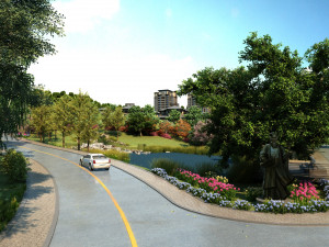 boulevard Modèle 3D