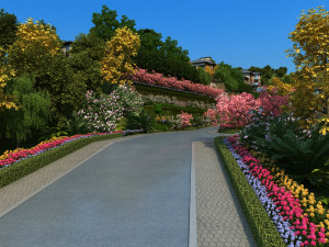 villa Modelo 3D