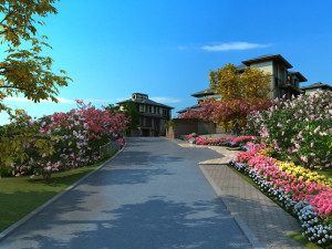 villa 3D Modell