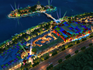 island night view 3D 模型