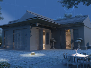 villa 3D मॉडल