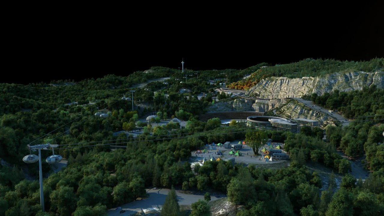 valley 3D Model .c4d .max .obj .3ds .fbx .stl .blend 