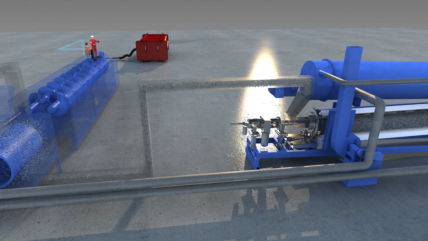 water plant equipment 3D Model .c4d .max .obj .3ds .fbx .stl .blend 