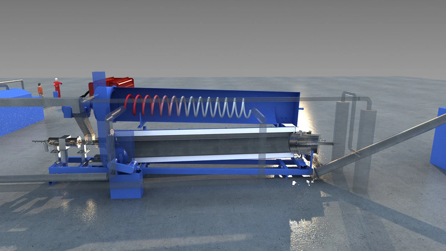 water plant equipment 3D Model .c4d .max .obj .3ds .fbx .stl .blend 