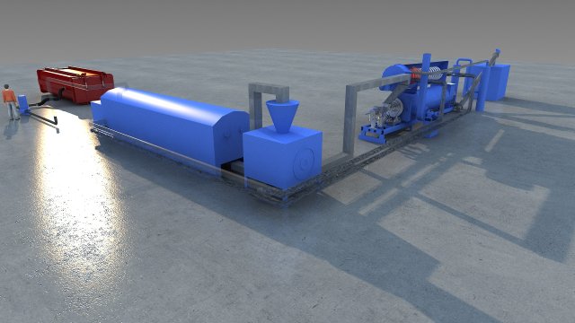 water plant equipment 3D Model .c4d .max .obj .3ds .fbx .stl .blend