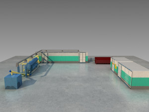 water plant equipment Modello 3D